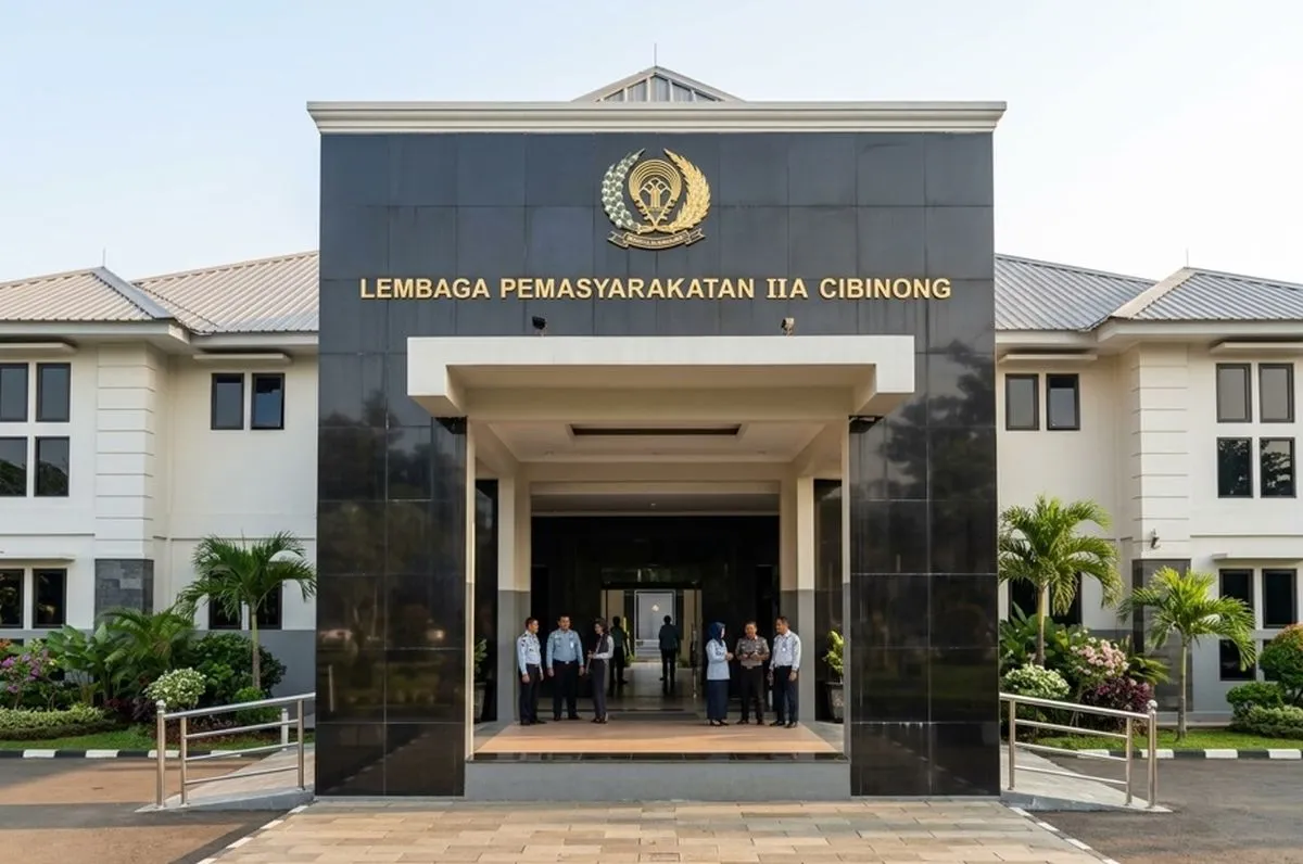 Pemeriksaan fasilitas mewah di Lapas Kelas IIA Cibinong oleh Kemenimipas. (Posnews/Ist)
