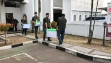 Penyidik Polda Metro Jaya menggeledah Kantor BPN Kabupaten Bogor terkait dugaan mafia tanah PTSL 2019. (Posnews/Ist)