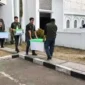 Penyidik Polda Metro Jaya menggeledah Kantor BPN Kabupaten Bogor terkait dugaan mafia tanah PTSL 2019. (Posnews/Ist)
