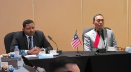 Pertemuan bilateral Bareskrim Polri dan PDRM membahas pemberantasan narkotika lintas negara. (Posnews/Bareskrim)
