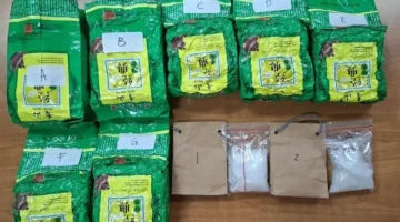 Polisi menyita 7,2 kilogram sabu dari tersangka SH di Grogol Petamburan, Jakarta Barat. (Posnews/Ist)