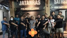 Polisi menangkap pria di Jambi yang diduga menyiram istri siri dengan cairan kimia hingga meninggal dunia. (Posnews/Polresta Jambi)
