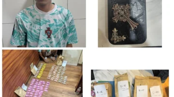 Polisi mengamankan 155 pcs etomidate dalam pengungkapan Operasi Nila Jaya 2026 di PIK Jakarta Utara. (Posnews/Ist)
