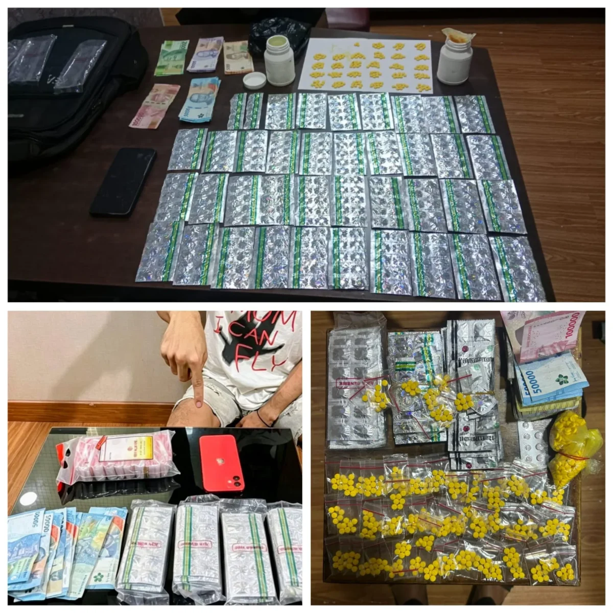 Polisi mengamankan ribuan obat dalam pengungkapan Operasi Nila Jaya 2026 di Jakarta Utara. (Posnews/Ist)
