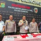 Polisi mengungkap kasus peredaran sabu di kawasan Kampung Bahari, Jakarta Utara, dan menangkap lima orang. (Posnews/Humas Polres Metro Jakut)
