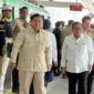 Presiden Prabowo Subianto dan Gubernur DKI Jakarta Pramono Anung saat peresmian LRT Kelapa Gading-Manggarai. (Posnews/Setpres)
