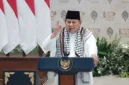 Presiden Prabowo Subianto menghadiri Resepsi Kesyukuran 100 Tahun Pondok Modern Darussalam Gontor di Ponorogo. (Posbews/YouTube)
