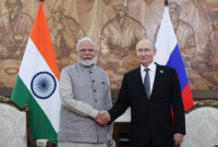 PM India Narendra Modi mendesak Presiden Rusia Vladimir Putin mengakhiri perang Ukraina demi kemanusiaan, sembari menegaskan dukungan India pada setiap upaya perdamaian. Dok: Istimewa.