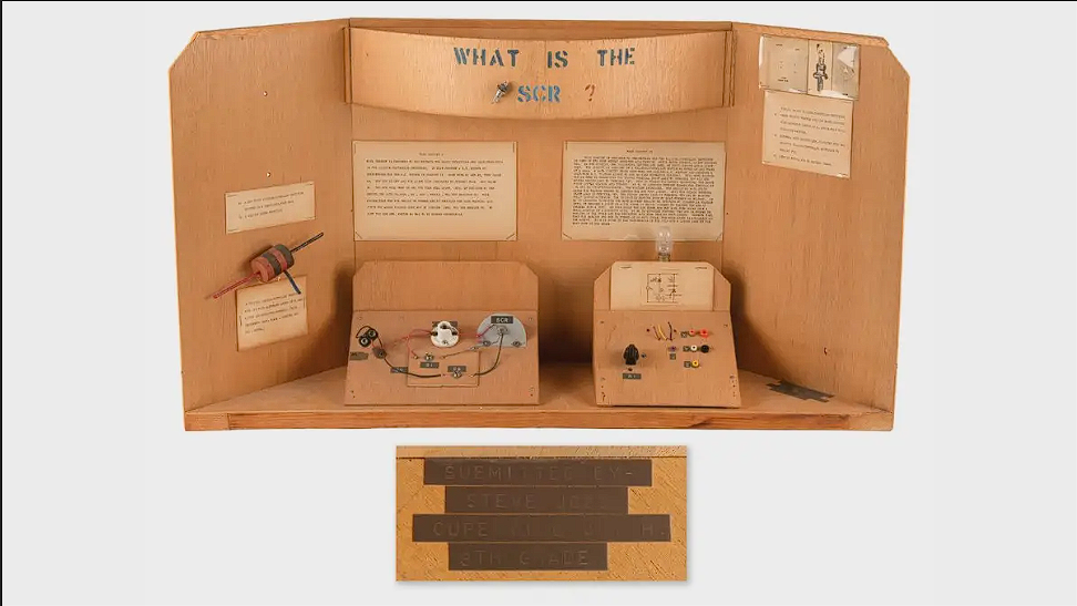 Proyek science fair Steve Jobs berjudul 