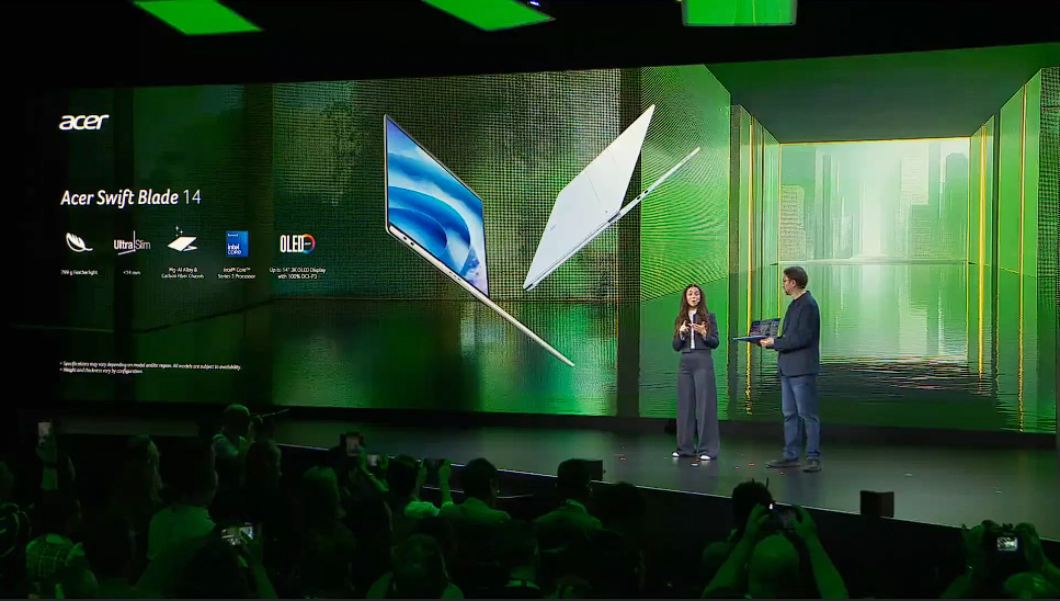Acer luncurkan Swift Blade 14, laptop ultra ringan 799 gram dengan prosesor Intel Wildcat Lake dan layar OLED 90Hz.