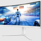 Philips meluncurkan monitor gaming ultrawide Evnia 34M2C5601QA 34 inci 200Hz. Monitor ini mengusung KVM switch, USB-C 90W, dan AI Ambiglow seharga £299.99. Dok: Istimewa.