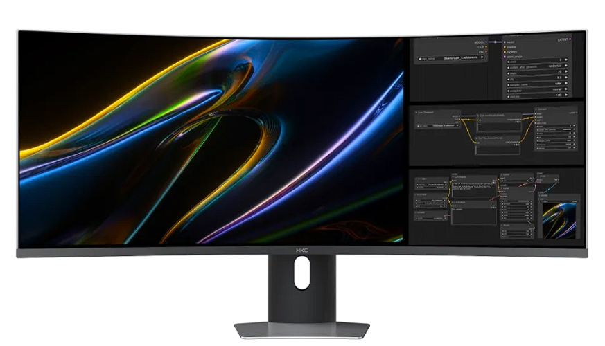 HKC meluncurkan monitor ultrawide Tianqi 43H180C 43,8 inci berasio 24:9 180Hz pertama di dunia. Simak spesifikasi lengkap dan analisis performa GPU di sini. Dok: Istimewa.