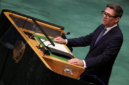 Kremlin mengecam PM Inggris Andy Burnham usai tuduhan disinformasi di PBB. Simak tanggapan Dmitry Peskov mengenai sentimen Russophobia di Eropa. Dok: Istimewa.