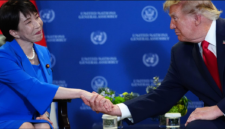 PM Jepang Sanae Takaichi membela ICC di PBB tanpa mengecam sanksi AS. Simak analisis dilema diplomasi dan aliansi keamanan dengan Donald Trump. Dok: Istimewa.