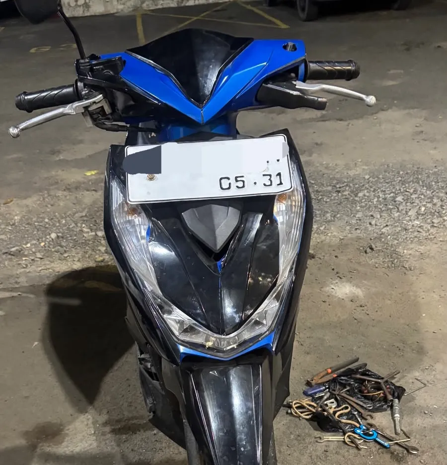 Sepeda motor yang digunakan pelaku saat beraksi. (Posnews/Ist)