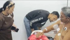 Tagih Utang Malah Ditembak, Mersiyanto Terluka di Siku, Lengan dan Dada. (Posnews/Polres Mesuji)
