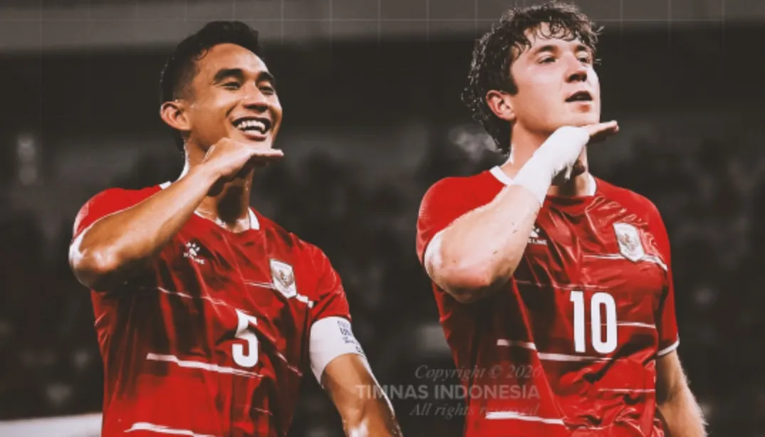 Timnas Indonesia bersiap menghadapi Singapura pada FIFA ASEAN Cup 2026 di SUGBK Jakarta. (Posnews/PSSI)
