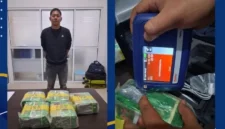 5 Kg Sabu dalam Koper Digagalkan BNNP Riau. (Posnews/BNN Riau)