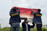 Bareskrim Polri menyita 103 objek tanah dan bangunan terkait kasus PT Dana Syariah Indonesia di Perumahan D’Trosemi, Sukoharjo. (Posnews/Ist)
