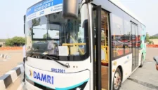 Bus listrik menjalani uji coba di Kota Serang untuk melayani koridor Terminal Pakupatan–UNSERA dan Perumahan Visenda–UIN Banten. (Posnews/Ist)
