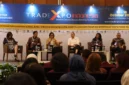 Dirjen Perundingan Perdagangan Internasional Kemendag Johni Martha dalam gelar wicara perdagangan global pada TEI ke-41 di ICE BSD City. (Posnews/Kemendag)

