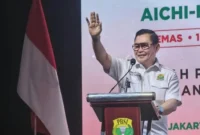 Fadil Imran bersama tim bulu tangkis Indonesia dalam syukuran Asian Games 2026 di Pelatnas PBSI Cipayung.
