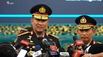 Kapolri Jenderal Suyudi Ario Seto usai dilantik Presiden Prabowo Subianto di Istana Negara Jakarta. (Posnews/Ist)
