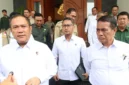 Kepala Bareskrim Polri Komjen Pol. Asep Safrudin bertemu Menteri Pertanian Andi Amran Sulaiman membahas dugaan pelanggaran tata niaga pangan. (Posnews/Ist)