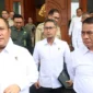 Kepala Bareskrim Polri Komjen Pol. Asep Safrudin bertemu Menteri Pertanian Andi Amran Sulaiman membahas dugaan pelanggaran tata niaga pangan. (Posnews/Ist)