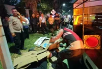 Lokasi kecelakaan yang menewaskan dua pelajar di Jalan Sutera Utama, Alam Sutera, Serpong Utara, Tangerang Selatan.
