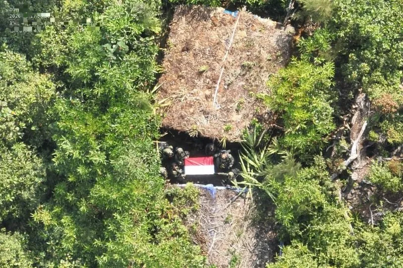 Markas Mirip Bunker di Intan Jaya Dimusnahkan, 559 Selongsong Peluru Ditemukan. (Posnews/Ist)
