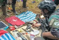 Pasukan gabungan TNI melakukan operasi pengamanan di wilayah Maybrat Papua Barat Daya

