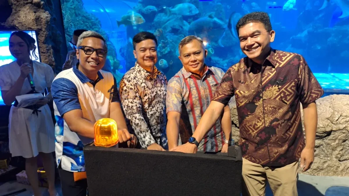 Perayaan HUT ke-34 Sea World Ancol dan peluncuran Audio Guide Pinalle. (Posnews/Ancol)
