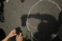 Polisi olah TKP di lokasi penembakan dan pembacokan di Jalan Tanggul Timur, Cengkareng, Jakarta Barat. (Posnews/Ist)
