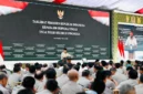 Prabowo Subianto memberikan taklimat kepada 800 perwira tinggi TNI dan Polri di Istana. (Posnews/Sekretariat Kepresidenan)
