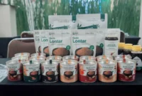 Produk gula lontar organik Tarunira dari Karangasem, Bali, yang diperkenalkan pada Trade Expo Indonesia 2026. (Posnews/Kemendag)