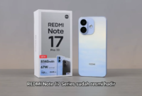 Xiaomi meluncurkan REDMI Note 17 Pro 5G dengan baterai jumbo 8340 mAh, layar AMOLED 1.5K, dan sertifikasi ketahanan air IP69K. Dok: Istimewa.