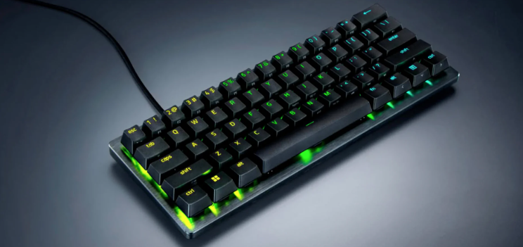 Razer meluncurkan keyboard gaming Huntsman V3 Pro Mini 8KHz dengan desain 60%, latensi 0,48 ms, dan switch optik analog Gen-2. Dok: Istimewa.
