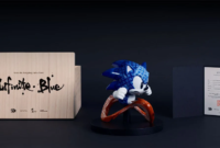 SEGA dan YOYOYO merilis patung porselen Arita Sonic Infinite Blue edisi terbatas 50 unit seharga Rp 112,5 juta untuk ulang tahun ke-35. Dok: Istimewa.