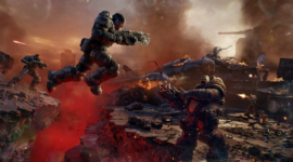 Microsoft meluncurkan Advanced Shader Delivery pada Gears of War: E-Day, memangkas durasi loading shader gim PC hingga 95 persen. Dok: Istimewa.