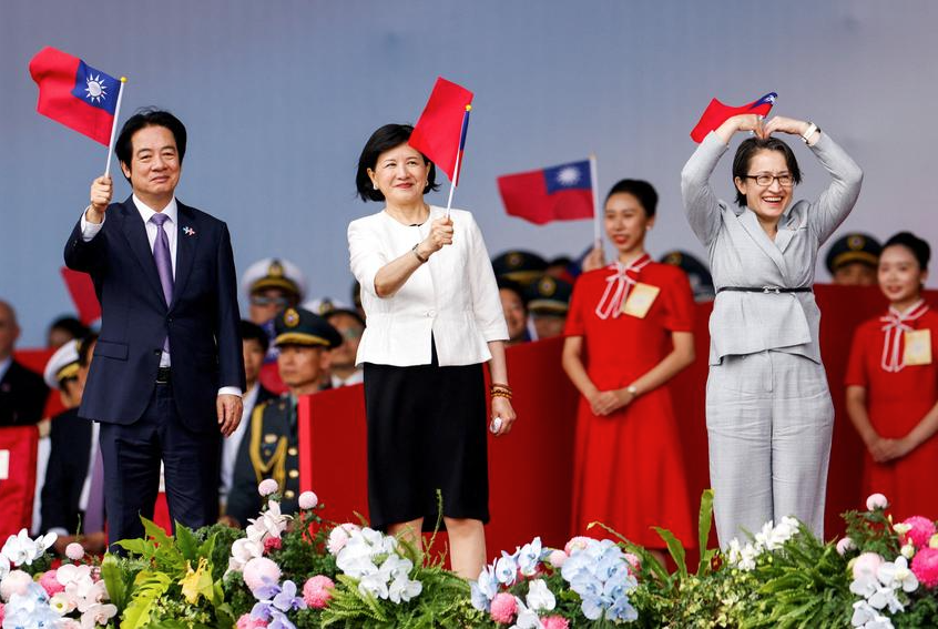 Presiden Taiwan Lai Ching-te menegaskan komitmen menjaga kebebasan dan memperkuat pertahanan nasional dalam pidato Hari Nasional. Dok: Istimewa.