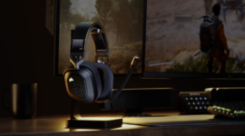 Corsair merilis headset gaming HS80 v2 MAX Wireless berbekal driver neodymium 50 mm, Dolby Atmos, dan baterai 110 jam. Dok: Istimewa.
