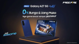 Samsung merilis Galaxy A27 5G Gaming Package berbonus jersey Free Fire, voucher Diamond, dan adaptor 25W seharga Rp7 jutaan. Dok: Istimewa.