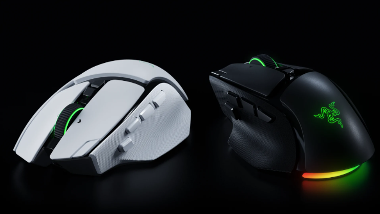 Razer merilis lini mouse gaming ergonomis Basilisk V4 Pro dan V4 HyperSpeed berbekal sensor Focus Pro 50K DPI dan polling rate 8.000 Hz. Dok: Istimewa.