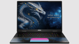 MSI meluncurkan laptop Titan 18 HX Dragon Edition Draco Epic berbekal Intel Core Ultra 9 290HX Plus, RTX 5090, dan RAM 96 GB. Dok: Istimewa.