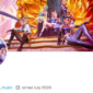 Akun media sosial resmi K/DA aktif kembali dengan tampilan baru, memicu rumor comeback grup musik virtual Riot Games. Dok: Istimewa.