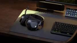 Corsair resmi meluncurkan headset gaming HS80 v2 MAX Wireless dengan driver 50 mm baru, audio Dolby Atmos, dan baterai hingga 110 jam. Dok: Istimewa.