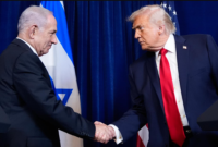Donald Trump resmi mendukung Benjamin Netanyahu di Pemilu Israel. Trump beri peringatan keras terkait bantuan perang lawan Iran. Dok: Istimewa.