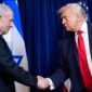 Donald Trump resmi mendukung Benjamin Netanyahu di Pemilu Israel. Trump beri peringatan keras terkait bantuan perang lawan Iran. Dok: Istimewa.