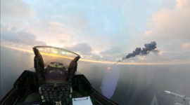 Jet tempur F-16 Rumania menembak jatuh dua drone Rusia jenis Geran-4 berkecepatan tinggi di Laut Hitam. Simak eskalasi keamanan di wilayah perairan NATO. Dok: Istimewa.